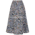 New Fashion Printed Jacquard Midirock DEM / DOM Herstellung Großhandel Mode Frauen Bekleidung (TA5109S)